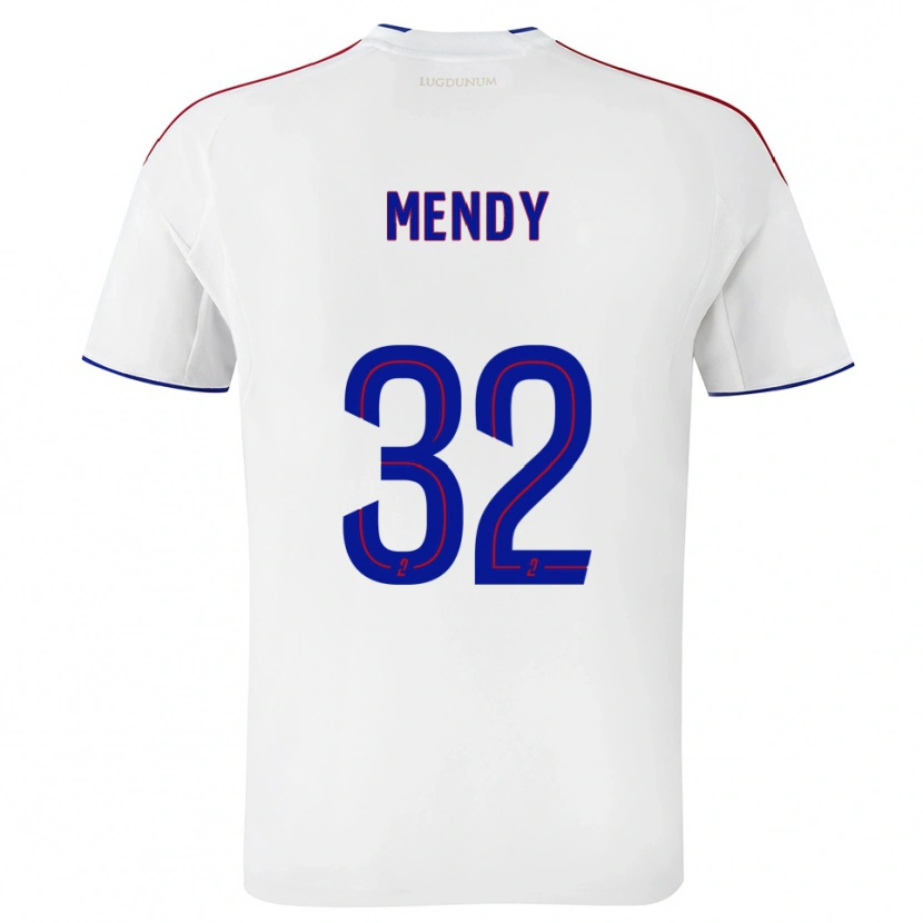 Danxen Herren Maeline Mendy #32 Weiß Rot Heimtrikot Trikot 2025/26 T-Shirt Schweiz