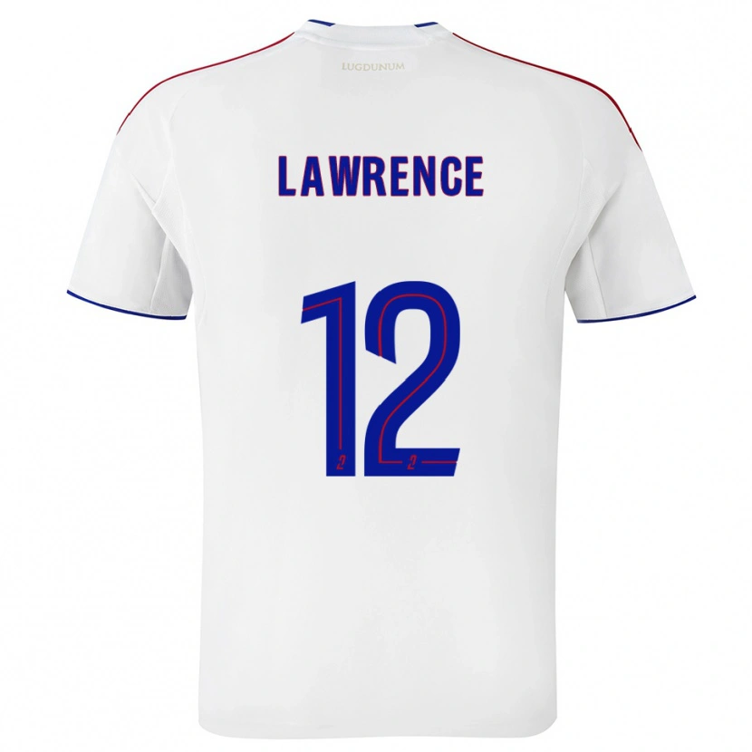 Danxen Herren Ashley Lawrence #12 Weiß Rot Heimtrikot Trikot 2025/26 T-Shirt Schweiz