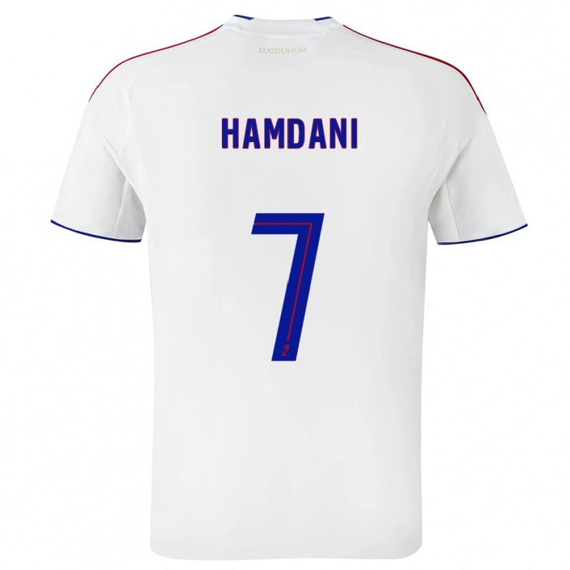 Danxen Herren Adil Hamdani #7 Weiß Rot Heimtrikot Trikot 2025/26 T-Shirt Schweiz