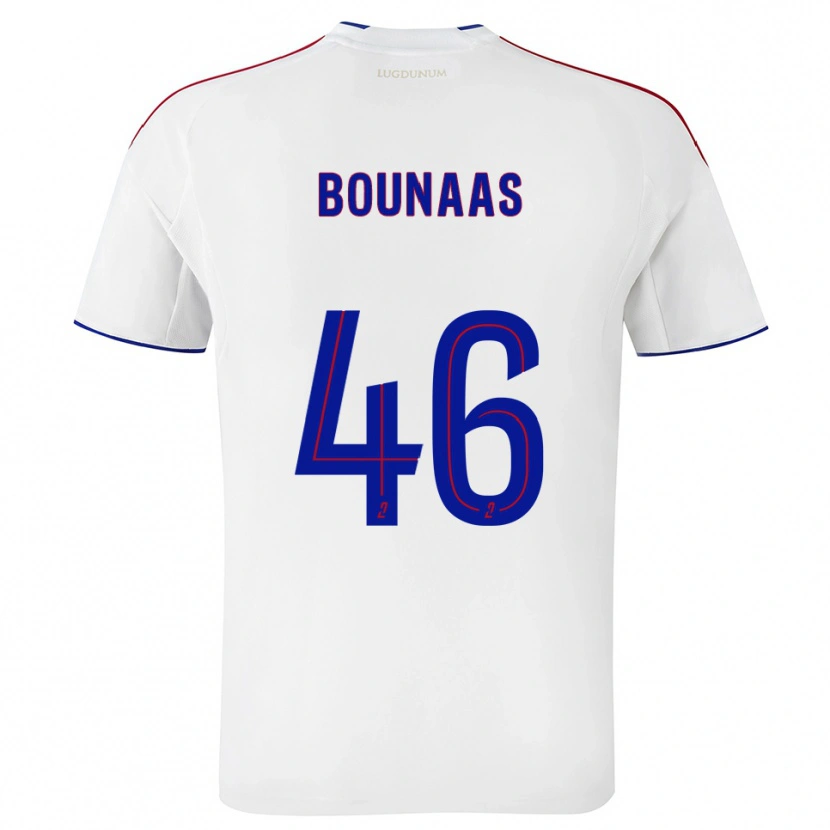 Danxen Herren Idris Bounaas #46 Weiß Rot Heimtrikot Trikot 2025/26 T-Shirt Schweiz