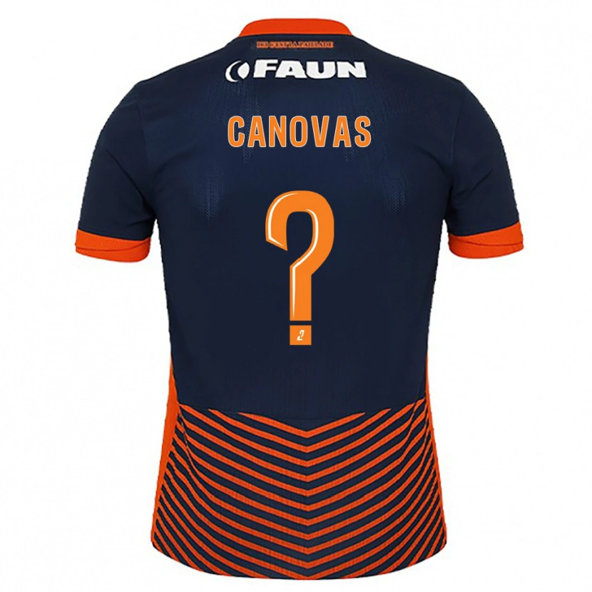Danxen Herren Bernardo Canovas #0 Mitternachtsblau Orange Heimtrikot Trikot 2025/26 T-Shirt Schweiz