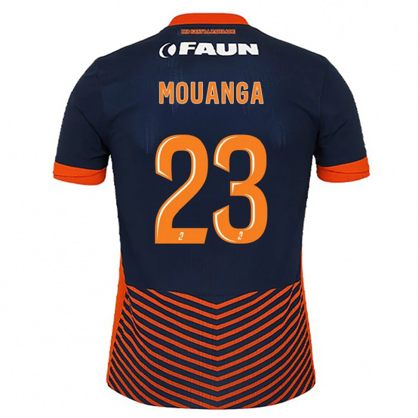 Danxen Herren Yaël Mouanga #23 Mitternachtsblau Orange Heimtrikot Trikot 2025/26 T-Shirt Schweiz