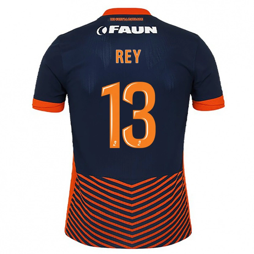 Danxen Herren Ruben Rey #13 Mitternachtsblau Orange Heimtrikot Trikot 2025/26 T-Shirt Schweiz