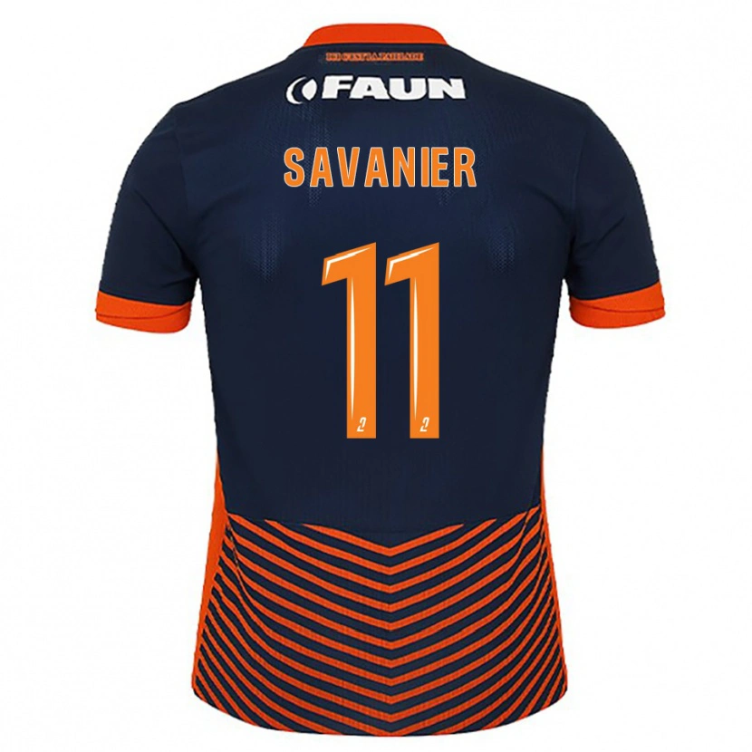 Danxen Herren Téji Savanier #11 Mitternachtsblau Orange Heimtrikot Trikot 2025/26 T-Shirt Schweiz