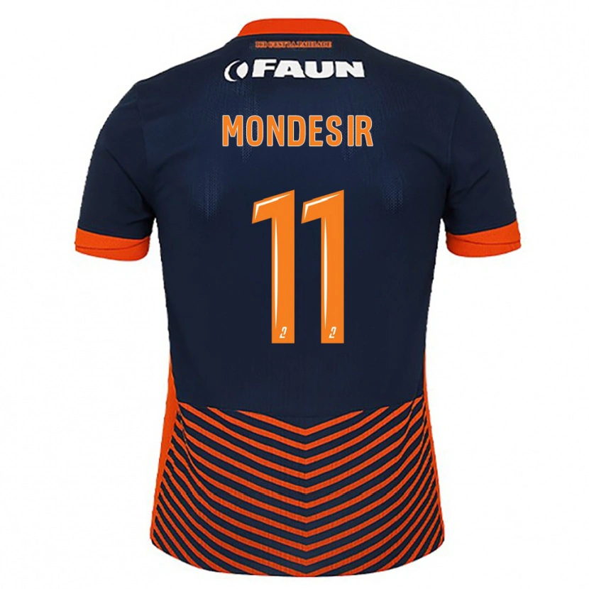 Danxen Herren Nérilia Mondésir #11 Mitternachtsblau Orange Heimtrikot Trikot 2025/26 T-Shirt Schweiz