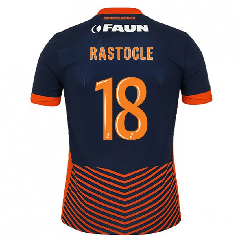 Danxen Herren Jade Rastocle #18 Mitternachtsblau Orange Heimtrikot Trikot 2025/26 T-Shirt Schweiz