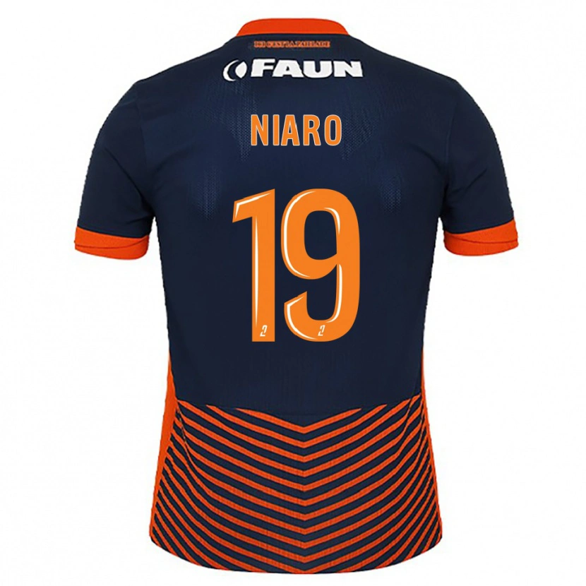 Danxen Herren Esther Mbakem-Niaro #19 Mitternachtsblau Orange Heimtrikot Trikot 2025/26 T-Shirt Schweiz