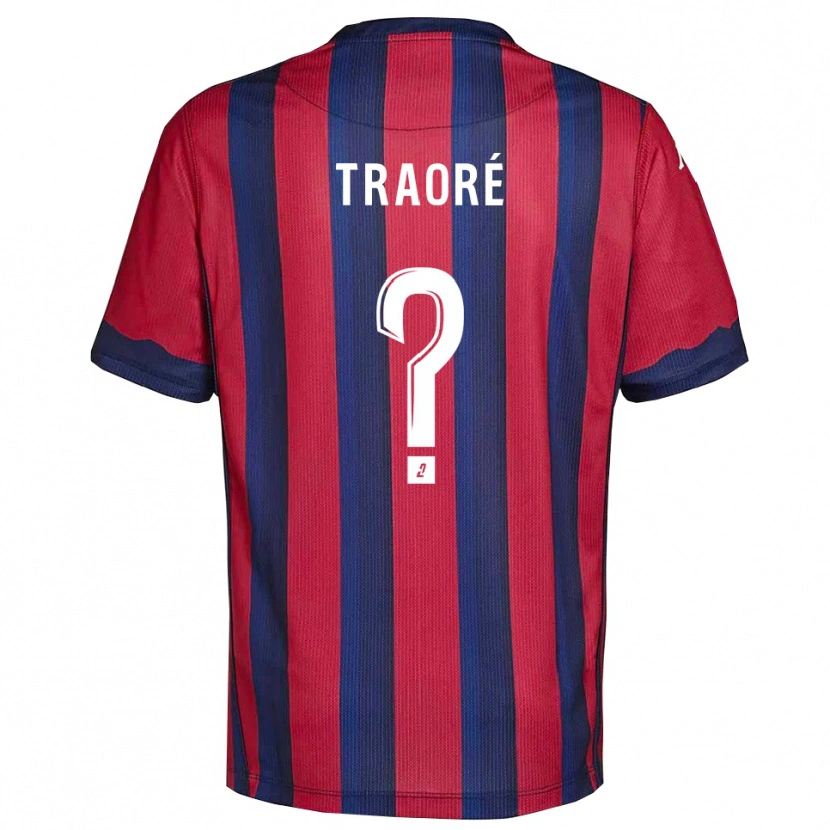 Danxen Herren Soumaela Traoré #0 Burgunder Marine Heimtrikot Trikot 2025/26 T-Shirt Schweiz