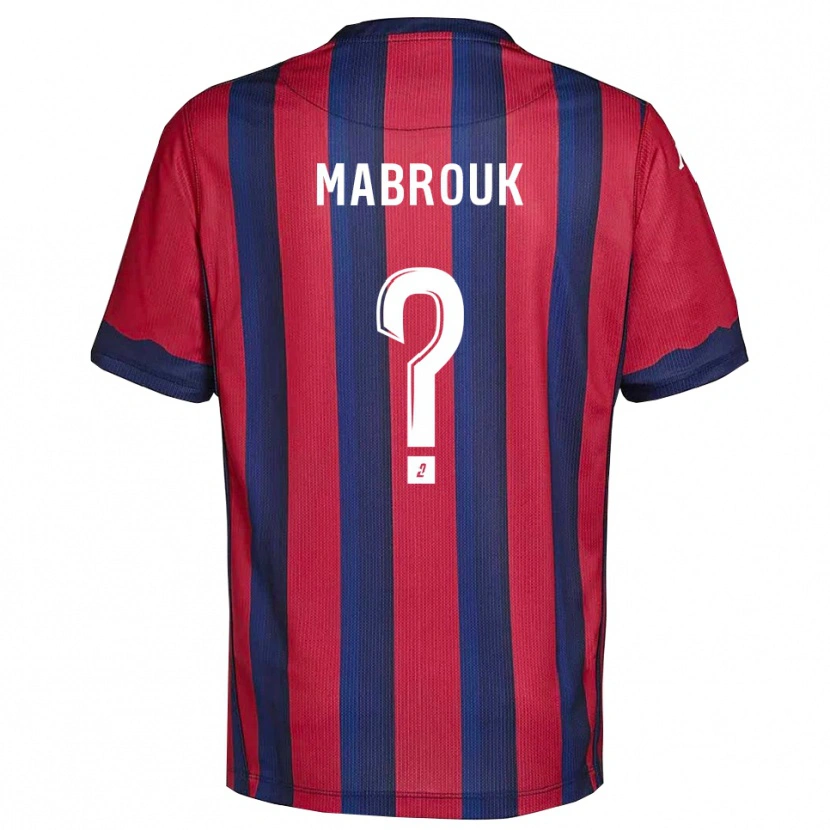 Danxen Herren Adam Mabrouk #0 Burgunder Marine Heimtrikot Trikot 2025/26 T-Shirt Schweiz