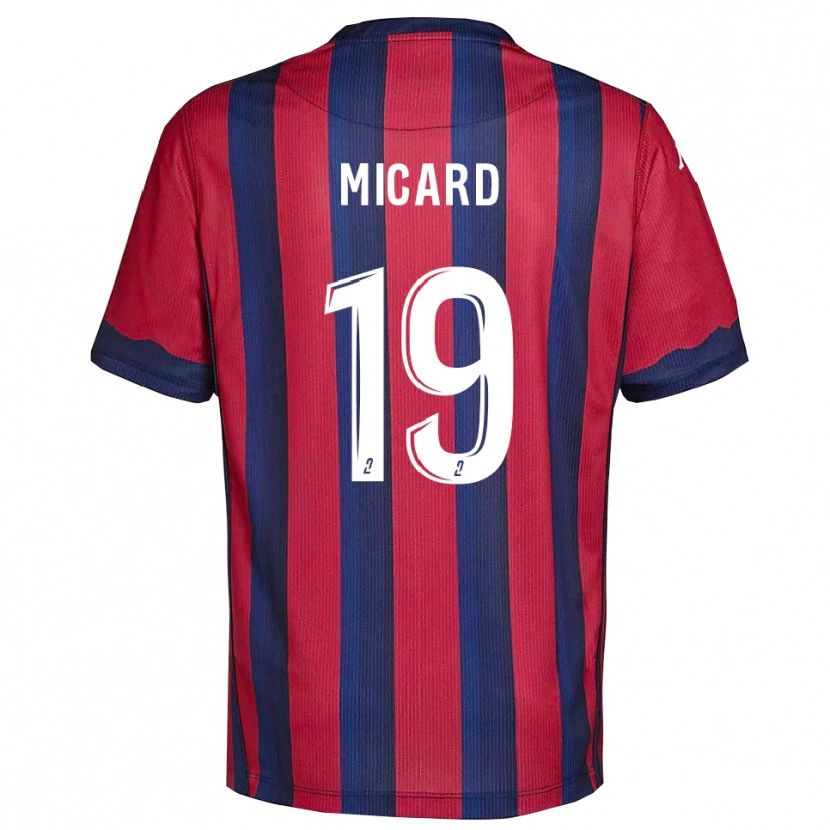 Danxen Herren Julie Micard #19 Burgunder Marine Heimtrikot Trikot 2025/26 T-Shirt Schweiz