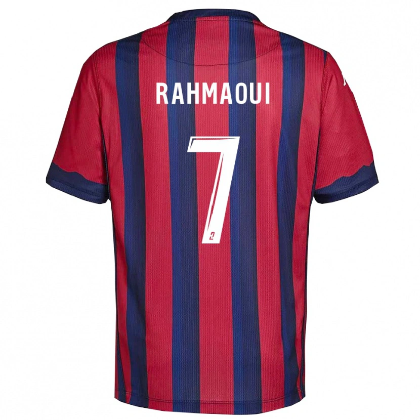 Danxen Herren Yazid Rahmaoui #7 Burgunder Marine Heimtrikot Trikot 2025/26 T-Shirt Schweiz