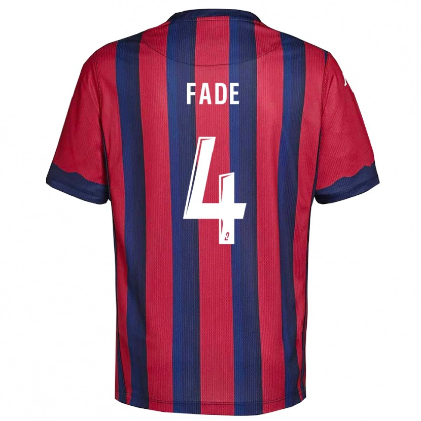 Danxen Herren Aboubacar Fade #4 Burgunder Marine Heimtrikot Trikot 2025/26 T-Shirt Schweiz