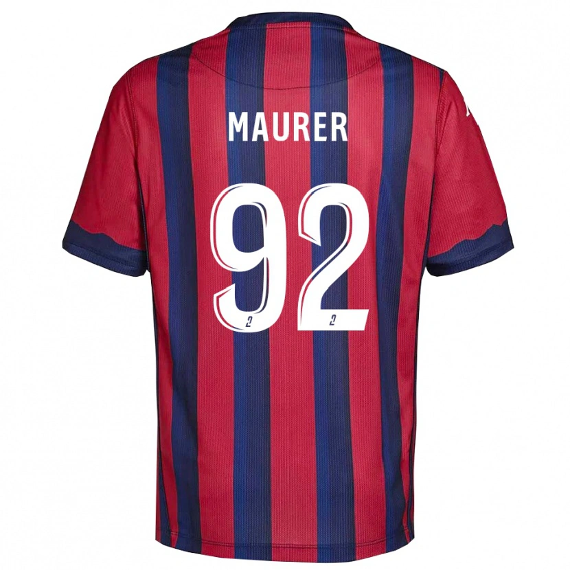 Danxen Herren Aïman Maurer #92 Burgunder Marine Heimtrikot Trikot 2025/26 T-Shirt Schweiz