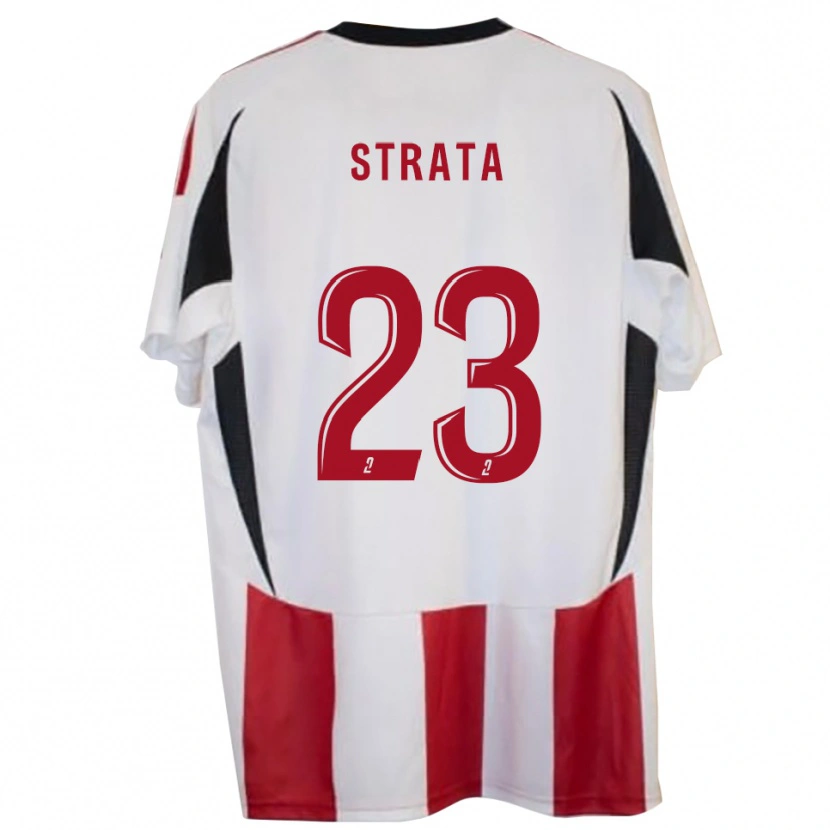 Danxen Herren Tony Strata #23 Rot Blau Heimtrikot Trikot 2025/26 T-Shirt Schweiz