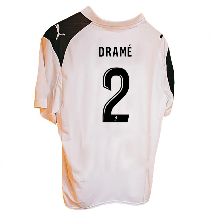 Danxen Herren Alfoussen Dramé #2 Schwarz Weiß Heimtrikot Trikot 2025/26 T-Shirt Schweiz