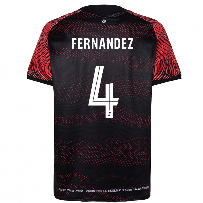 Danxen Herren Nehemiah Fernandez #4 Weiß Rot Heimtrikot Trikot 2025/26 T-Shirt Schweiz