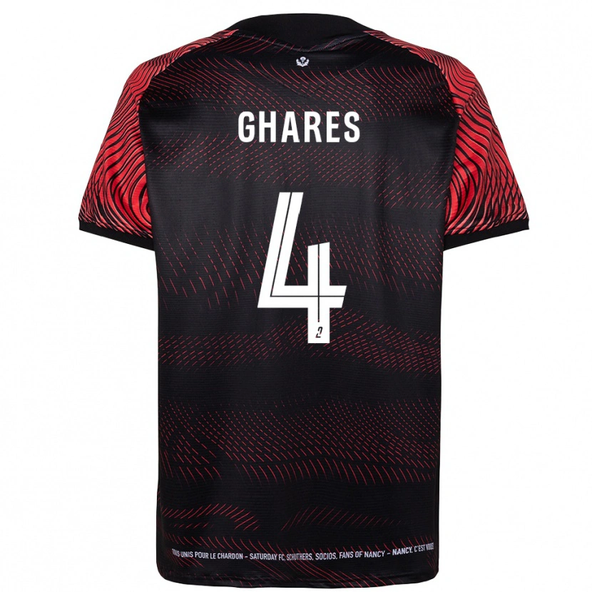 Danxen Herren Haïssam Ghares #4 Weiß Rot Heimtrikot Trikot 2025/26 T-Shirt Schweiz