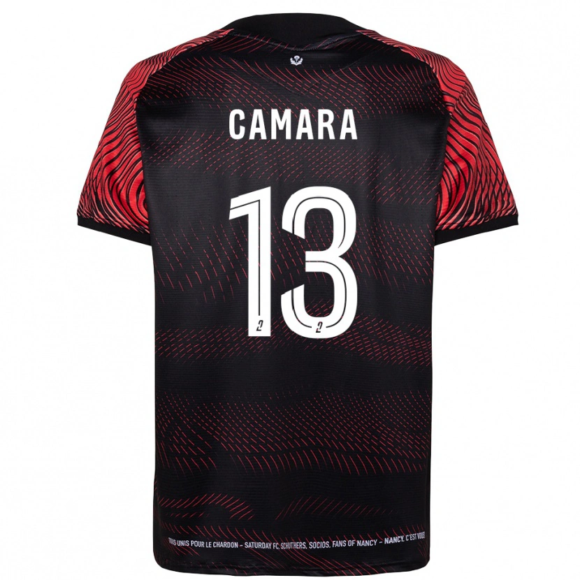 Danxen Herren Bakari Camara #13 Weiß Rot Heimtrikot Trikot 2025/26 T-Shirt Schweiz