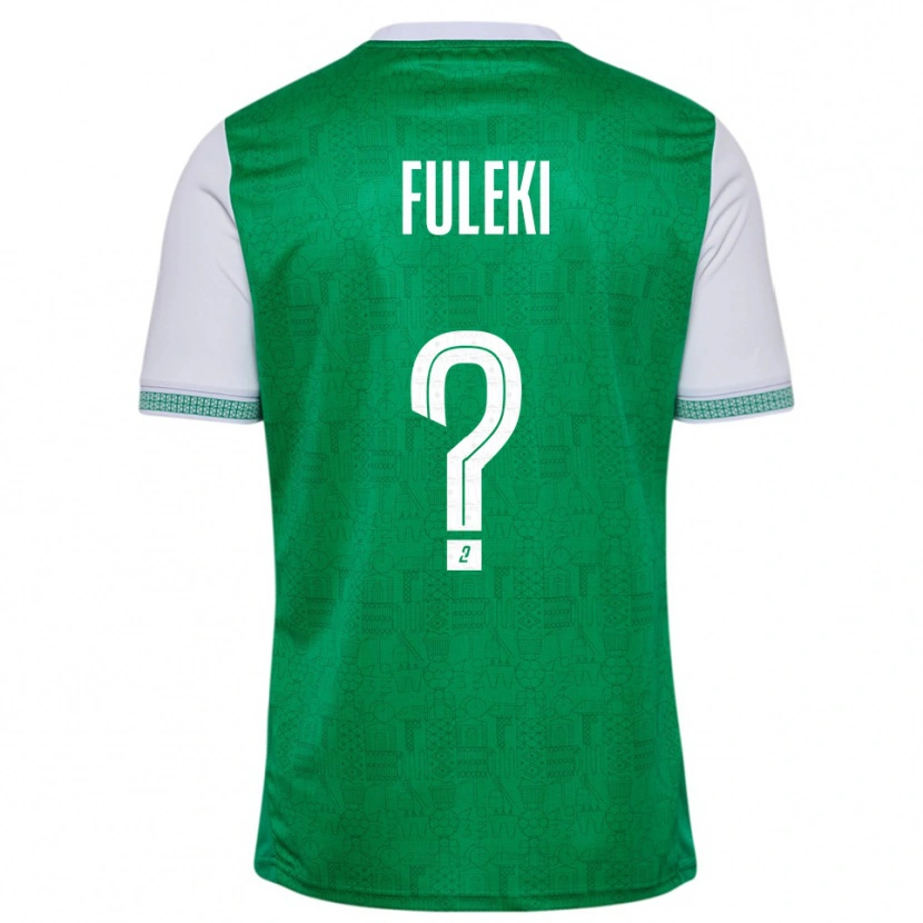 Danxen Herren Samuel Fuleki #0 Grün Weiß Heimtrikot Trikot 2025/26 T-Shirt Schweiz