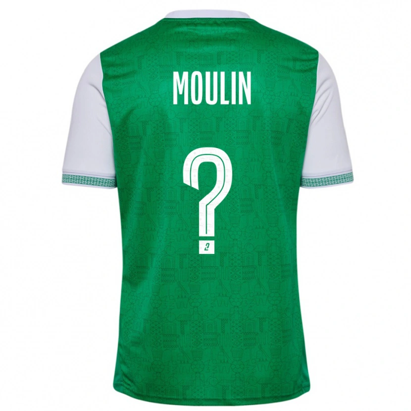 Danxen Herren Noah Moulin #0 Grün Weiß Heimtrikot Trikot 2025/26 T-Shirt Schweiz