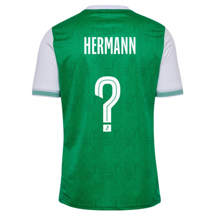 Danxen Herren Laura Hermann #0 Grün Weiß Heimtrikot Trikot 2025/26 T-Shirt Schweiz