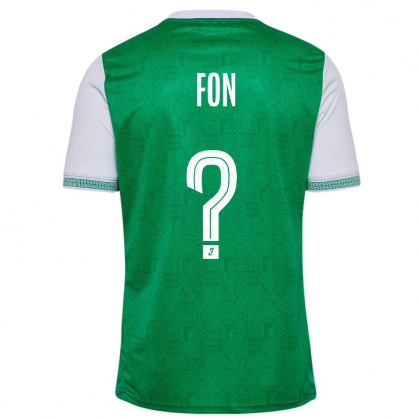 Danxen Herren Welma Fon #0 Grün Weiß Heimtrikot Trikot 2025/26 T-Shirt Schweiz
