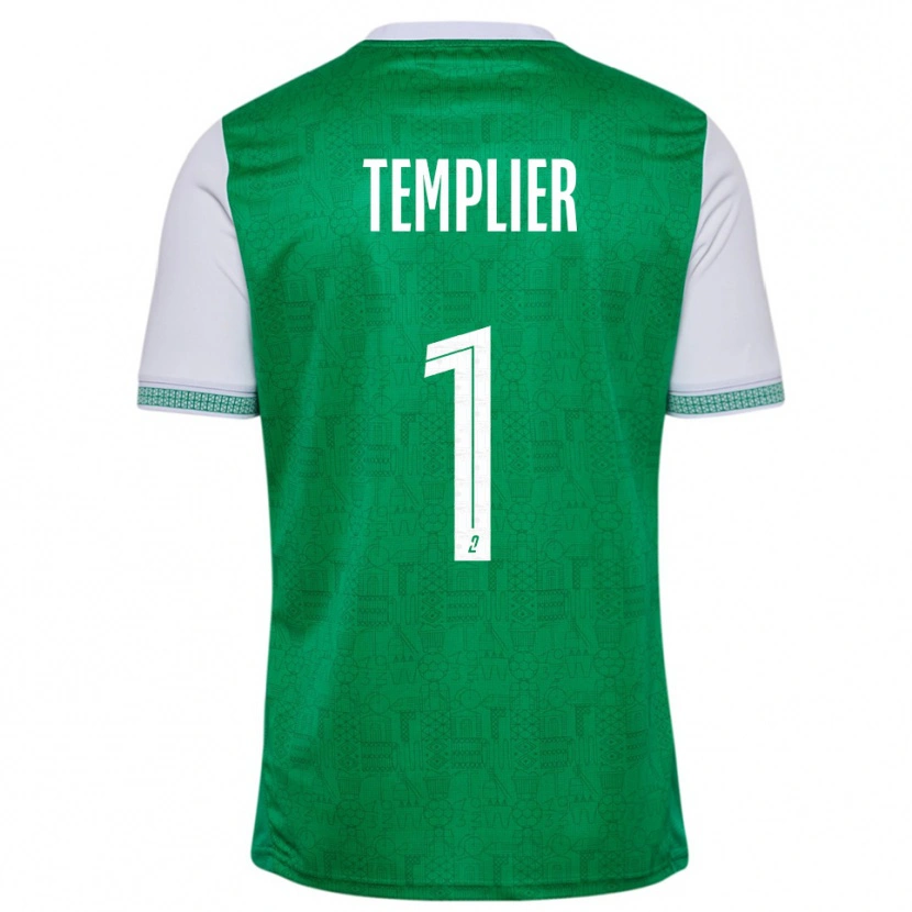 Danxen Herren Emma Templier #1 Grün Weiß Heimtrikot Trikot 2025/26 T-Shirt Schweiz