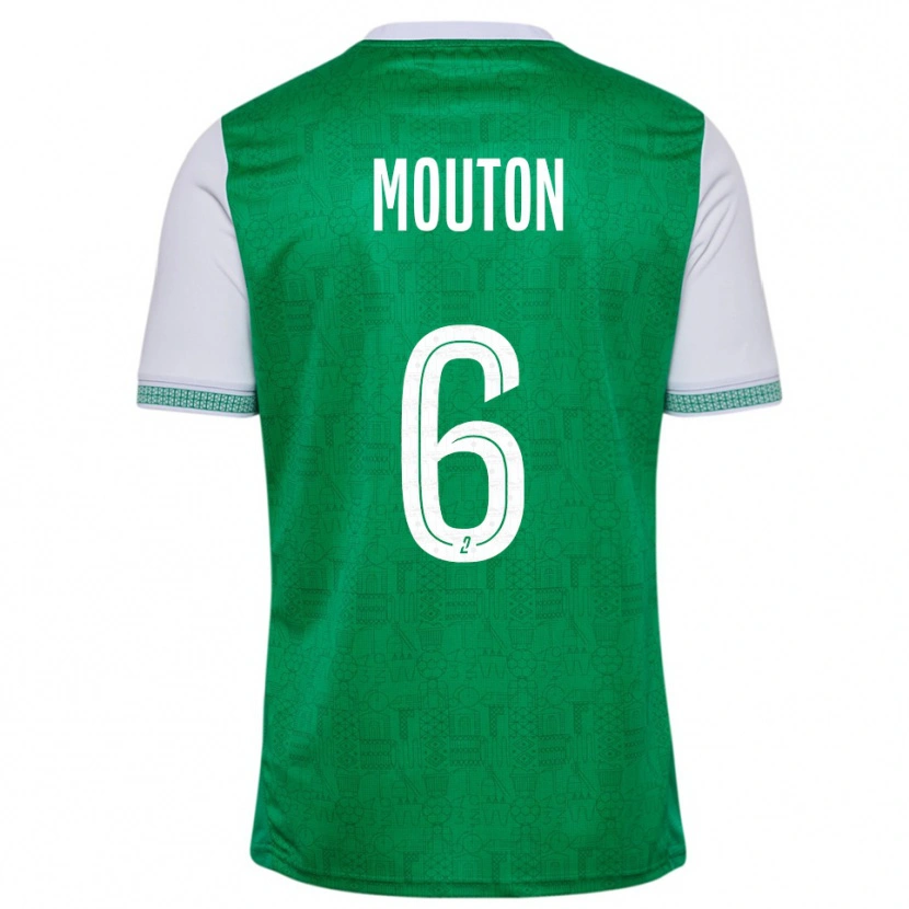 Danxen Herren Jules Mouton #6 Grün Weiß Heimtrikot Trikot 2025/26 T-Shirt Schweiz