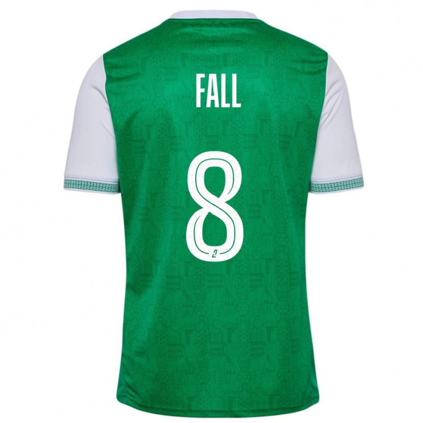 Danxen Herren Cheikh Fall #8 Grün Weiß Heimtrikot Trikot 2025/26 T-Shirt Schweiz