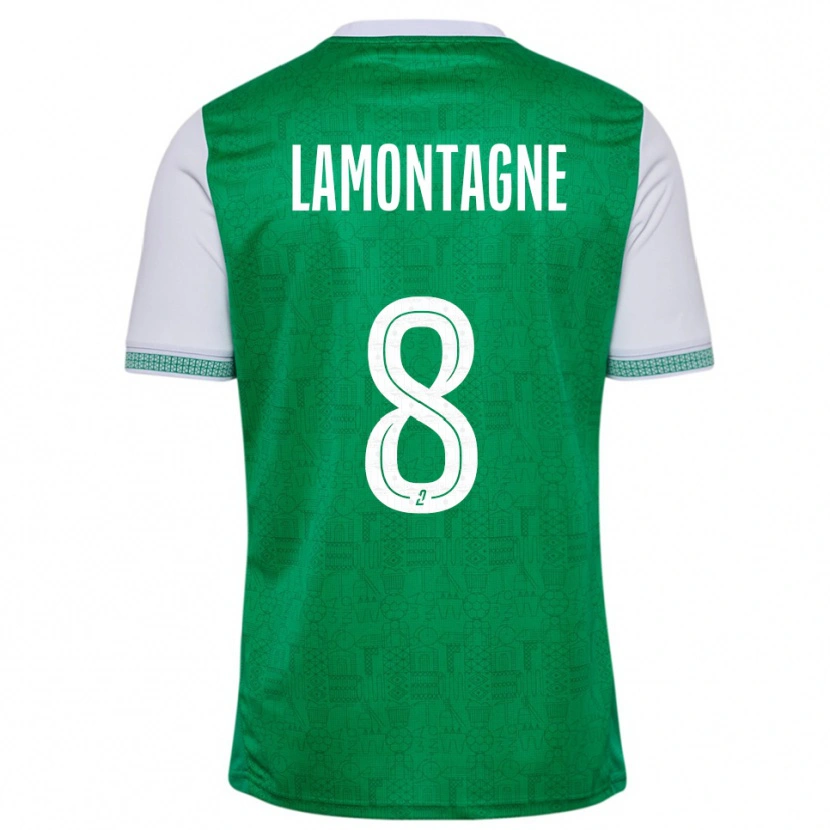 Danxen Herren Alexandria Lamontagne #8 Grün Weiß Heimtrikot Trikot 2025/26 T-Shirt Schweiz