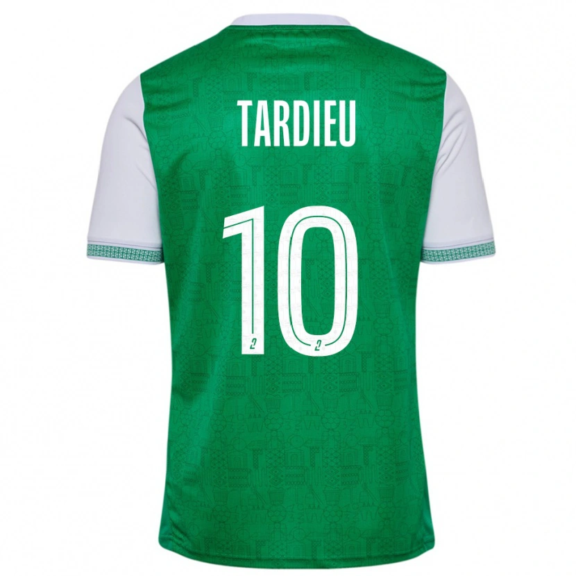 Danxen Herren Florian Tardieu #10 Grün Weiß Heimtrikot Trikot 2025/26 T-Shirt Schweiz
