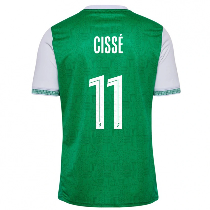 Danxen Herren Karim Cissé #11 Grün Weiß Heimtrikot Trikot 2025/26 T-Shirt Schweiz