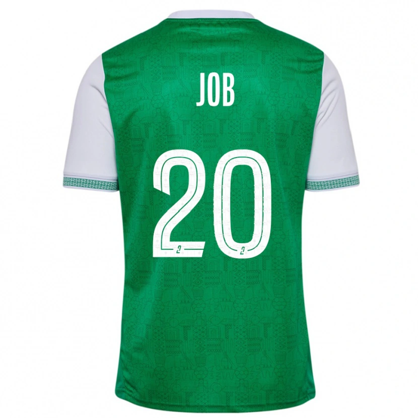 Danxen Herren Taëryne Job #20 Grün Weiß Heimtrikot Trikot 2025/26 T-Shirt Schweiz