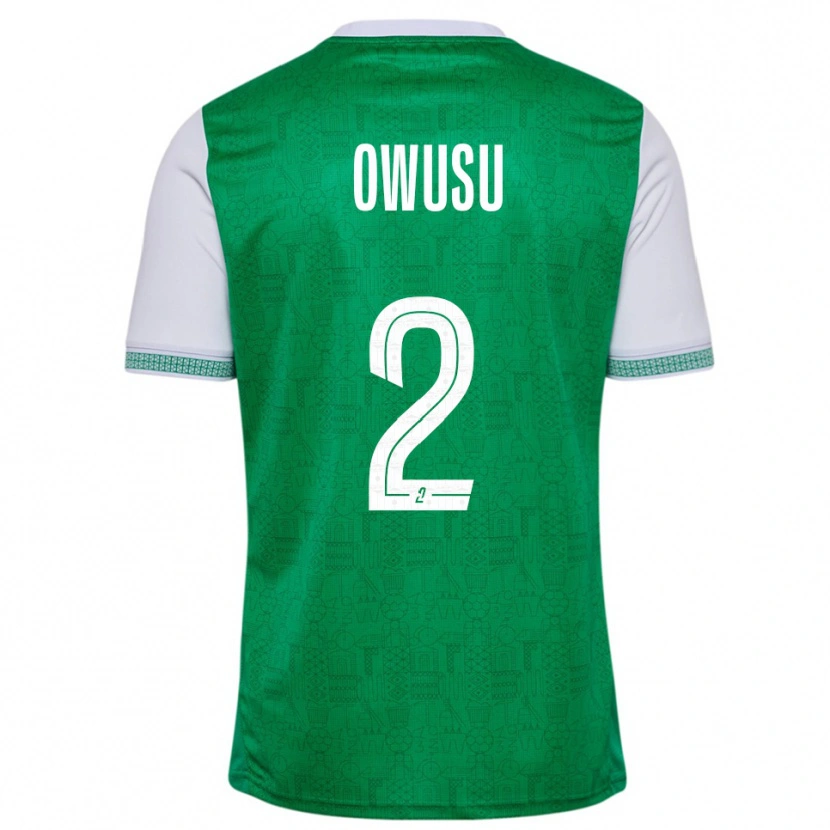 Danxen Herren Beres Owusu #2 Grün Weiß Heimtrikot Trikot 2025/26 T-Shirt Schweiz