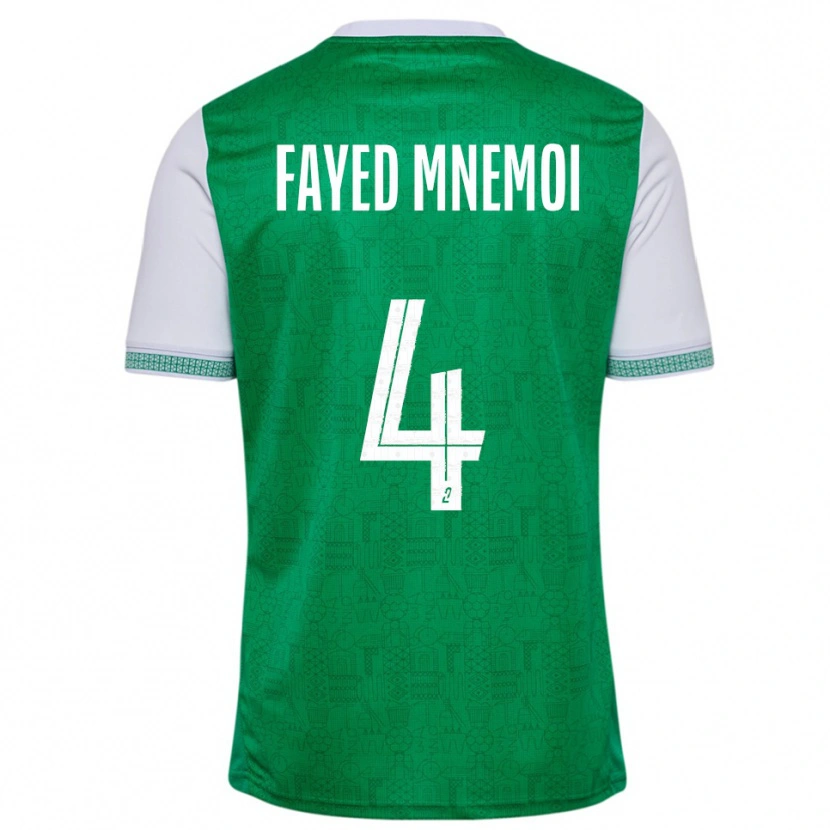 Danxen Herren El Fayed Mnemoi #4 Grün Weiß Heimtrikot Trikot 2025/26 T-Shirt Schweiz