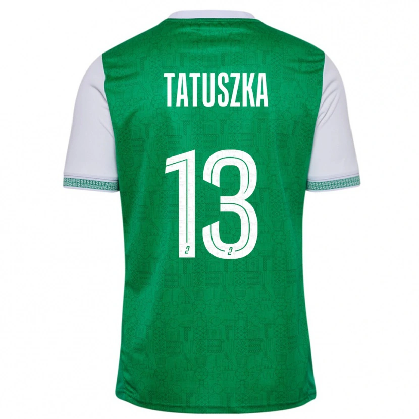 Danxen Herren Maxence Tatuszka #13 Grün Weiß Heimtrikot Trikot 2025/26 T-Shirt Schweiz