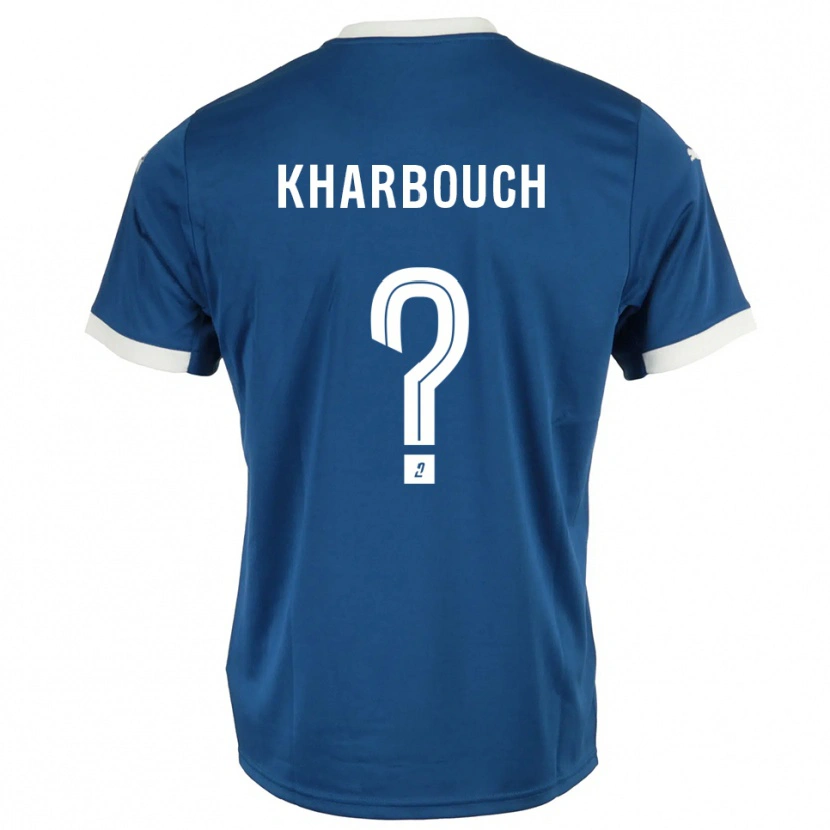 Danxen Herren Yanis Kharbouch #0 Blau Weiß Heimtrikot Trikot 2025/26 T-Shirt Schweiz