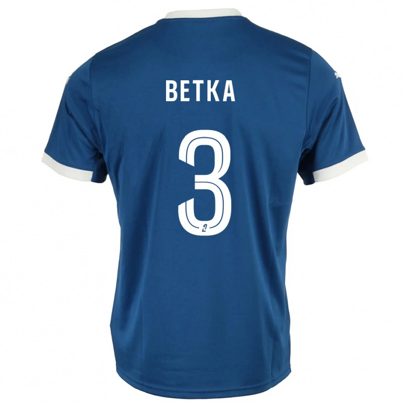 Danxen Herren Naël Betka #3 Blau Weiß Heimtrikot Trikot 2025/26 T-Shirt Schweiz