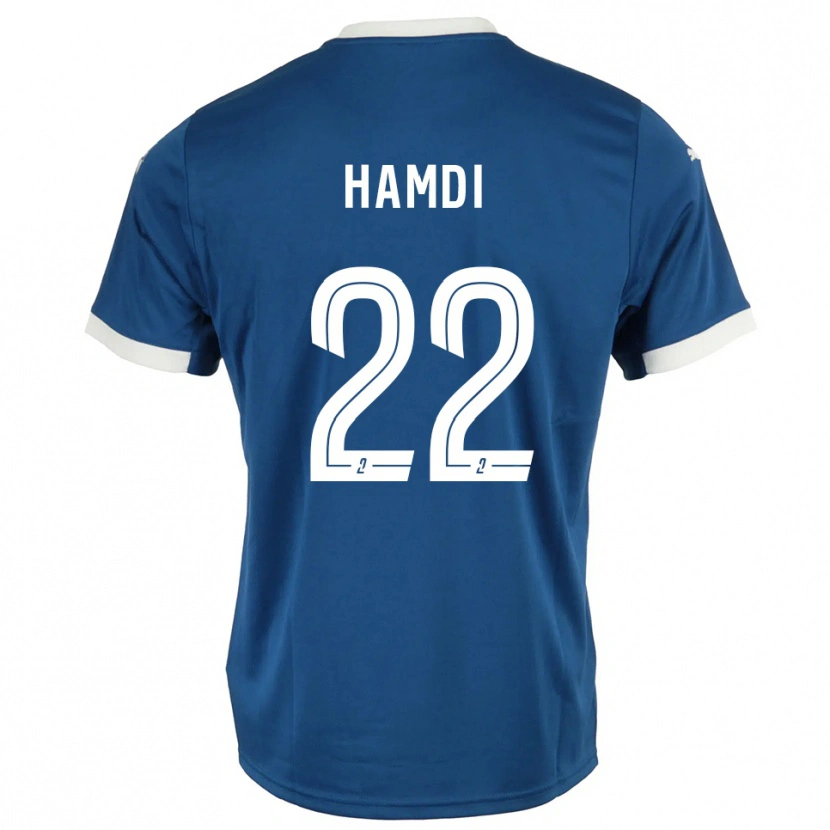 Danxen Herren Mathis Hamdi #22 Blau Weiß Heimtrikot Trikot 2025/26 T-Shirt Schweiz