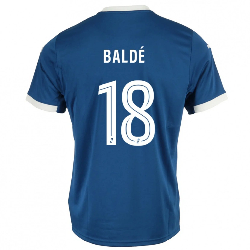 Danxen Herren Thierno Baldé #18 Blau Weiß Heimtrikot Trikot 2025/26 T-Shirt Schweiz