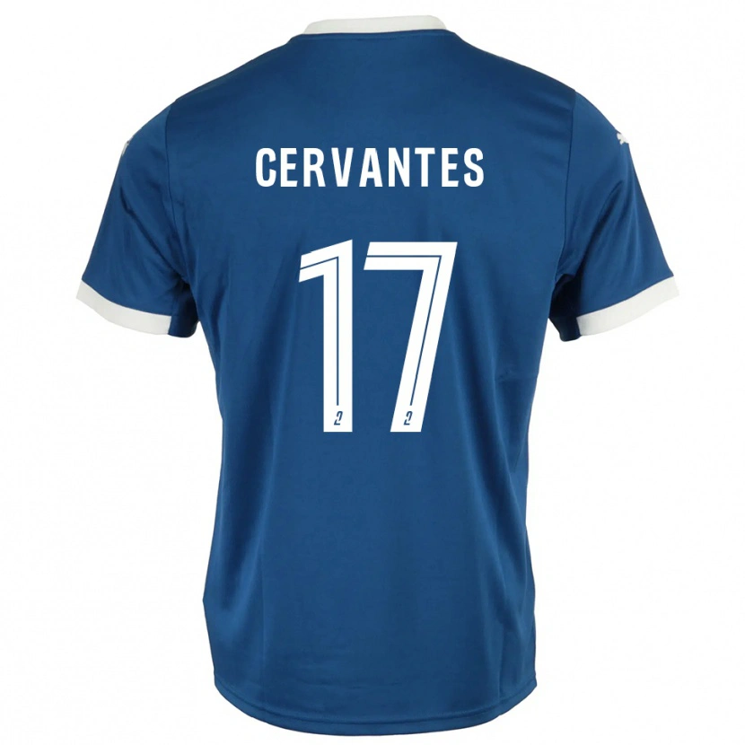 Danxen Herren Noa Cervantes #17 Blau Weiß Heimtrikot Trikot 2025/26 T-Shirt Schweiz