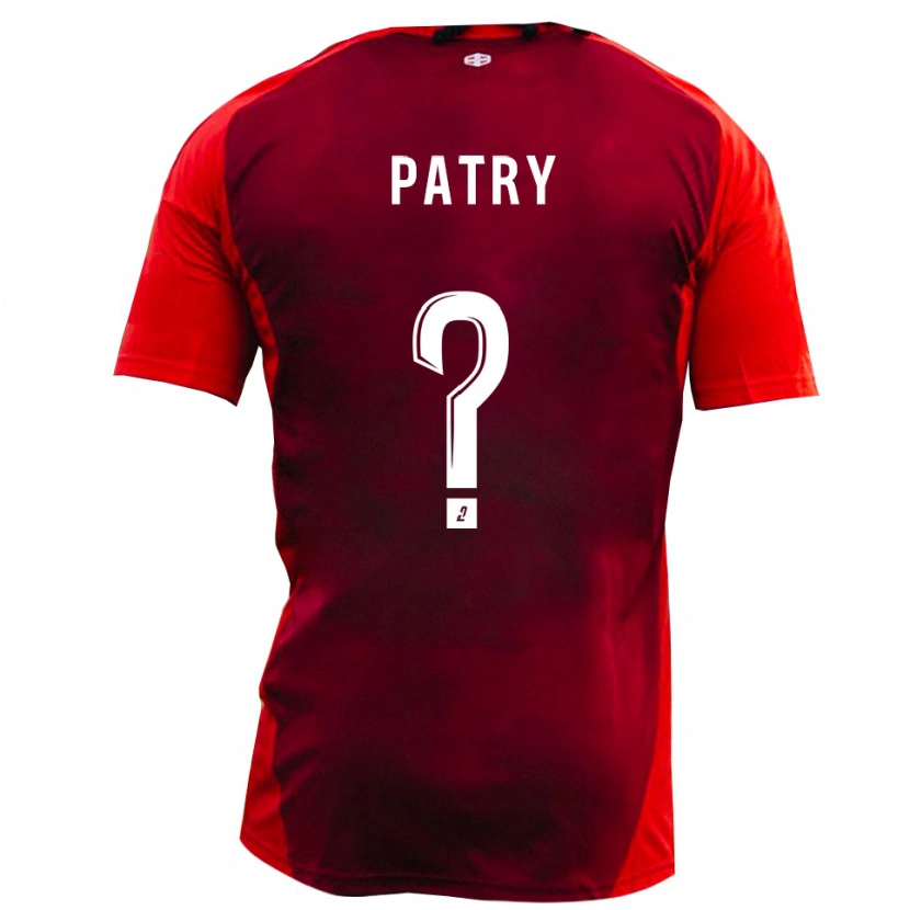 Danxen Herren Jules Patry #0 Rot Burgund Heimtrikot Trikot 2025/26 T-Shirt Schweiz
