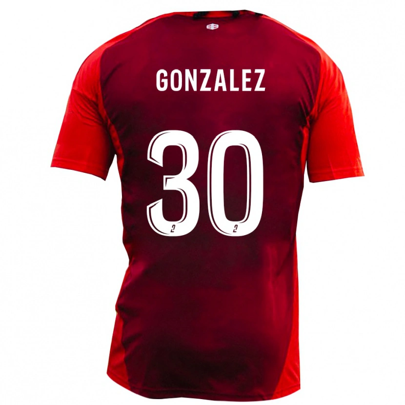 Danxen Herren Matéo Gonzalez #30 Rot Burgund Heimtrikot Trikot 2025/26 T-Shirt Schweiz