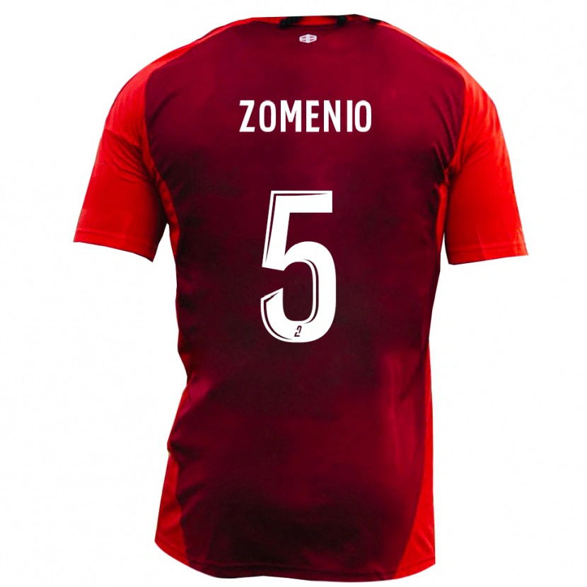 Danxen Herren Paco Zomenio #5 Rot Burgund Heimtrikot Trikot 2025/26 T-Shirt Schweiz