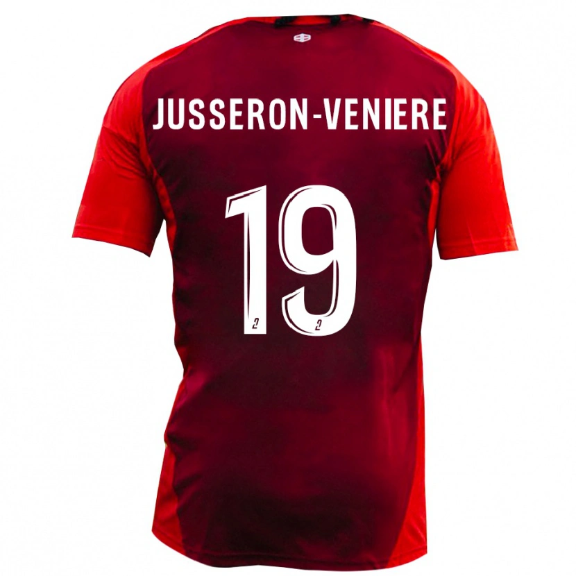 Danxen Herren Kilyan Jusseron-Veniere #19 Rot Burgund Heimtrikot Trikot 2025/26 T-Shirt Schweiz