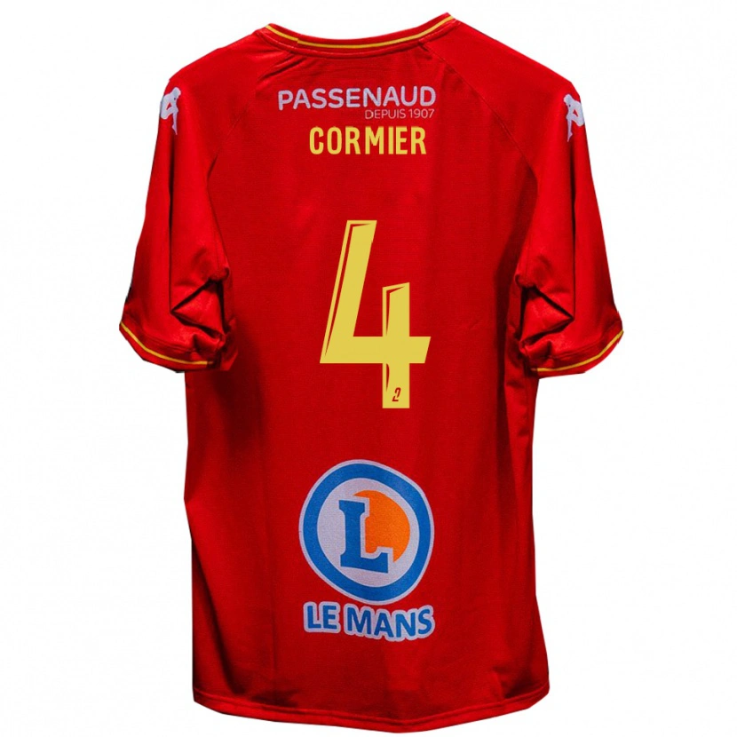 Danxen Herren Leny Cormier #4 Rot Gelb Heimtrikot Trikot 2025/26 T-Shirt Schweiz