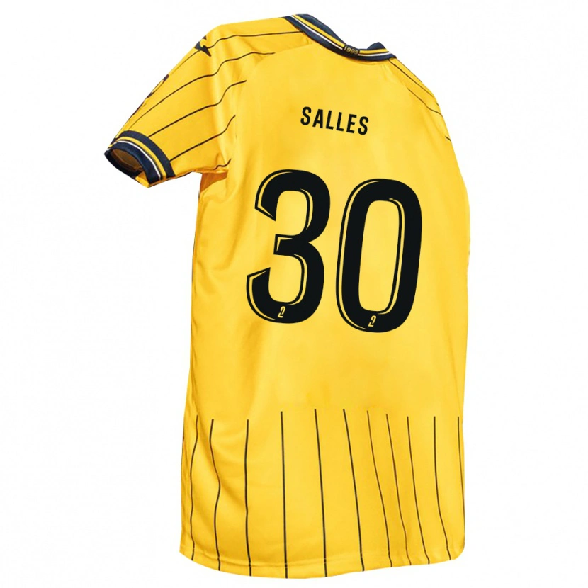Danxen Herren Esteban Salles #30 Gelb Marine Heimtrikot Trikot 2025/26 T-Shirt Schweiz