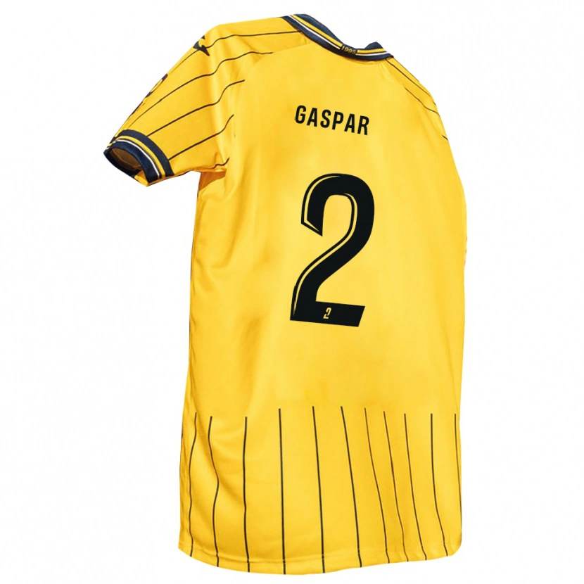 Danxen Herren Jarrison Gaspar #2 Gelb Marine Heimtrikot Trikot 2025/26 T-Shirt Schweiz