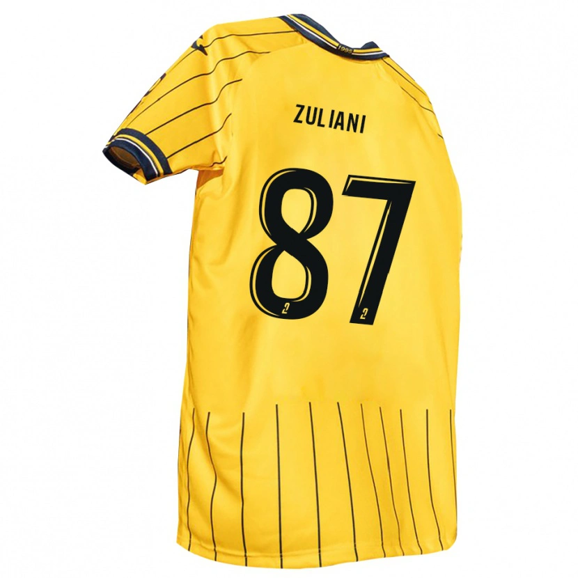 Danxen Herren Edhy Zuliani #87 Gelb Marine Heimtrikot Trikot 2025/26 T-Shirt Schweiz