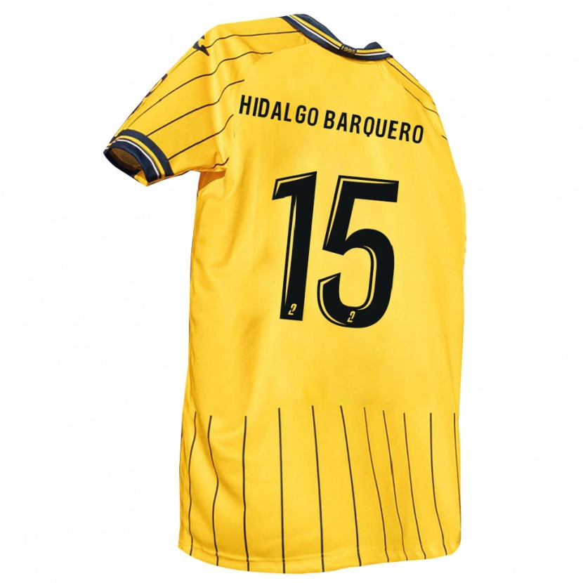 Danxen Herren Mathis Hidalgo Barquero #15 Gelb Marine Heimtrikot Trikot 2025/26 T-Shirt Schweiz